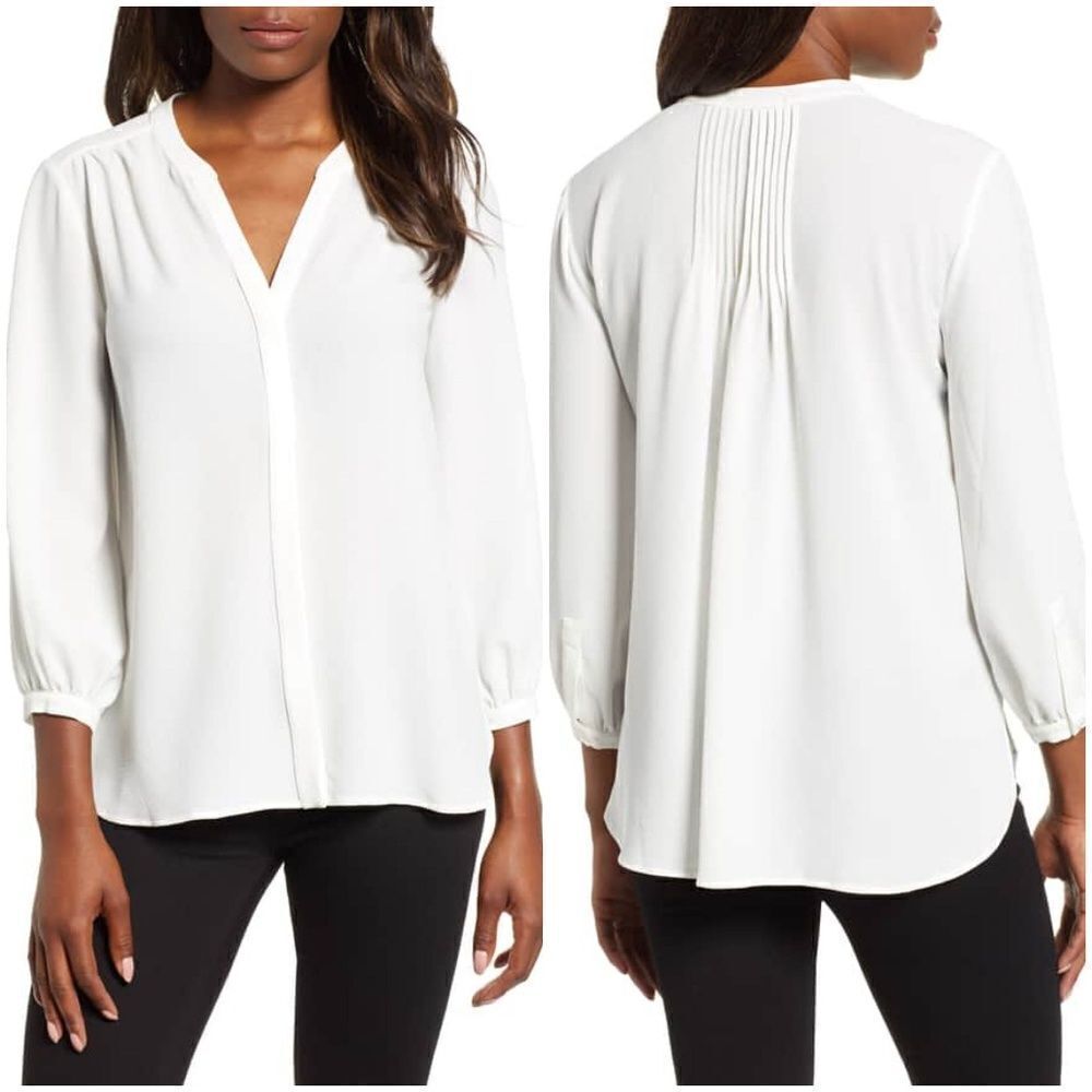 Gibson Back Pleat Blouse Size Small